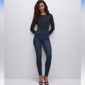 Good American Good Legs Skinny Blue Denim. Size 4/27